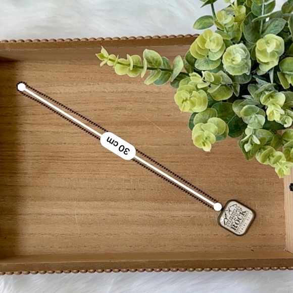 TheAdoptShoppe Psalm 61:2 Brass Glass Top Pendant Necklace & Chain - Picture 8 of 9